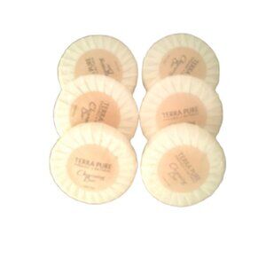 6 PACK Terra Pure Cleansing Bar Organic and Natural Soap (for travel) NIP